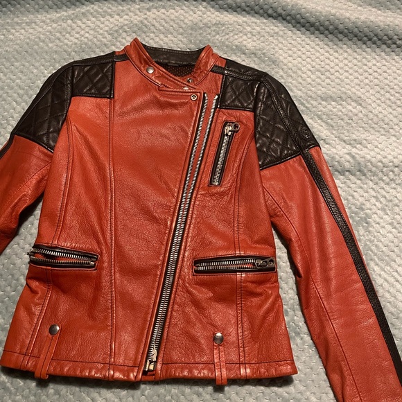 Replay biker leather jacket. NWT - Picture 2 of 12